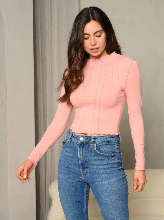 Pinky Long Sleeve Top