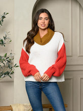Load image into Gallery viewer, Fall Three Color Sweater
