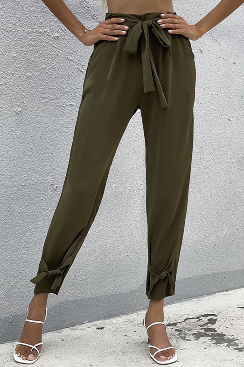 Chic Tie Detail Pants