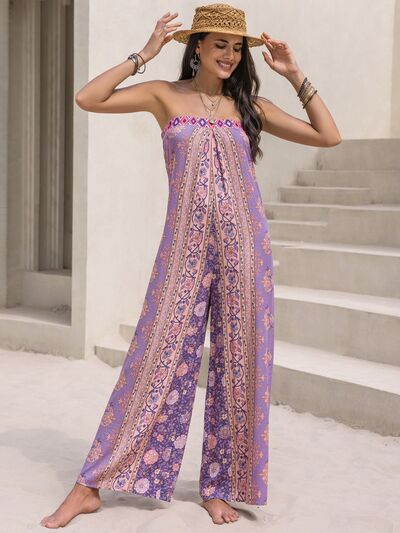 Boho Wide Leg Jumpsuit