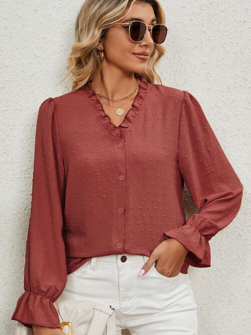 Madeline V-Neck Blouse