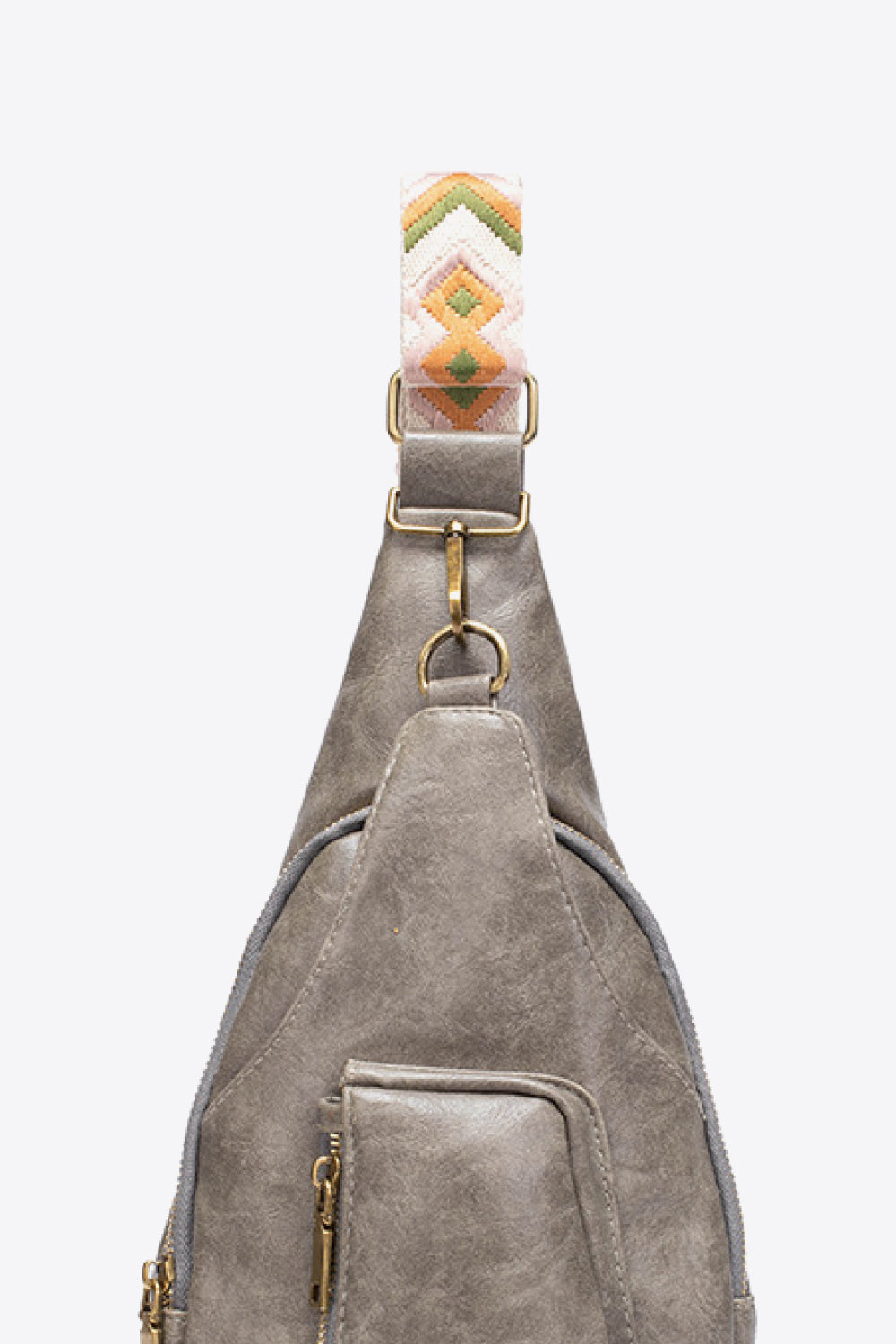 Adjustable Leather Sling Bag